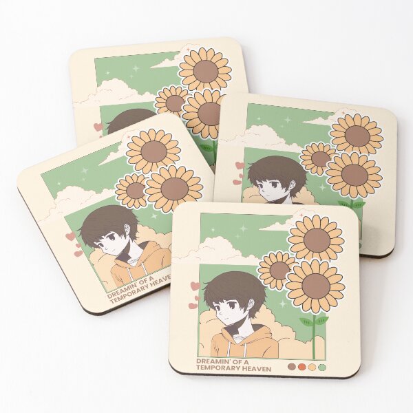 Item preview, Dreamin' Of A Temporary Heaven | Sunflowers Anime Kawaii Design designed and sold by smeraldosecrets.