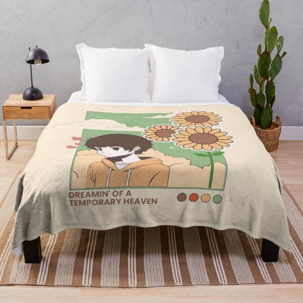 Item preview, Dreamin' Of A Temporary Heaven | Sunflowers Anime Kawaii Design designed and sold by smeraldosecrets.