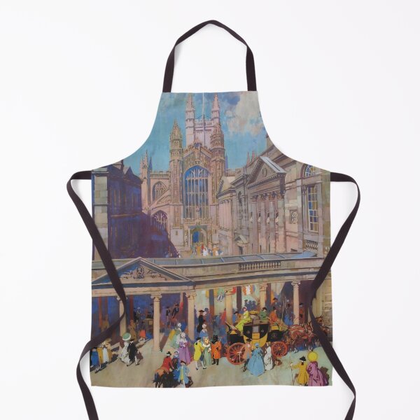 Item preview, Find Claire in Bath – Vintage Travel Poster designed and sold by CJChronicles.