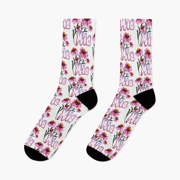 Item preview, Mia with flowers The top 10 best Personalized Custom Name gift ideas for girls and women named Mia designed and sold by Artonmytee.