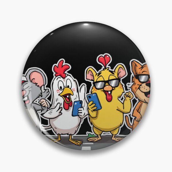 Item preview, Funny Cartoon Trio Tech Friends Squad designed and sold by bhadxogshopping.