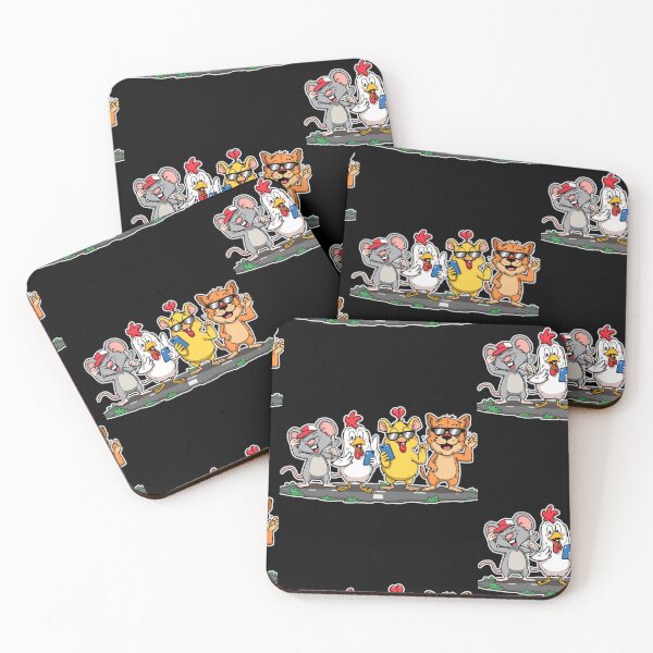 Item preview, Funny Cartoon Trio Tech Friends Squad designed and sold by bhadxogshopping.