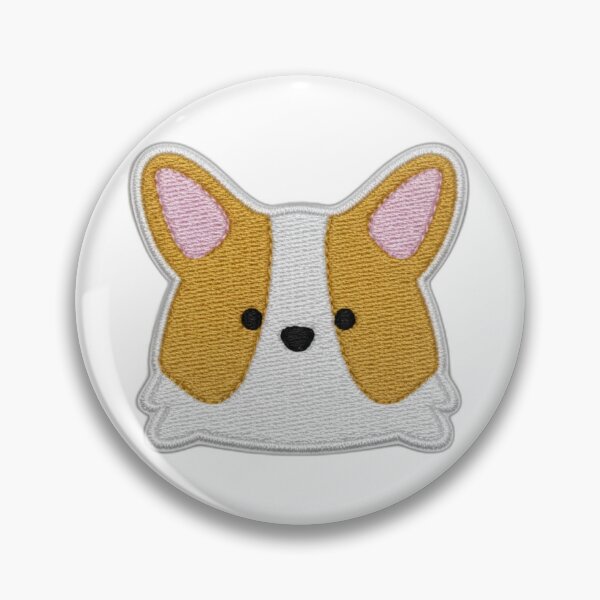 Item preview, Embroidered Patch Corgi designed and sold by lovemydoggie.
