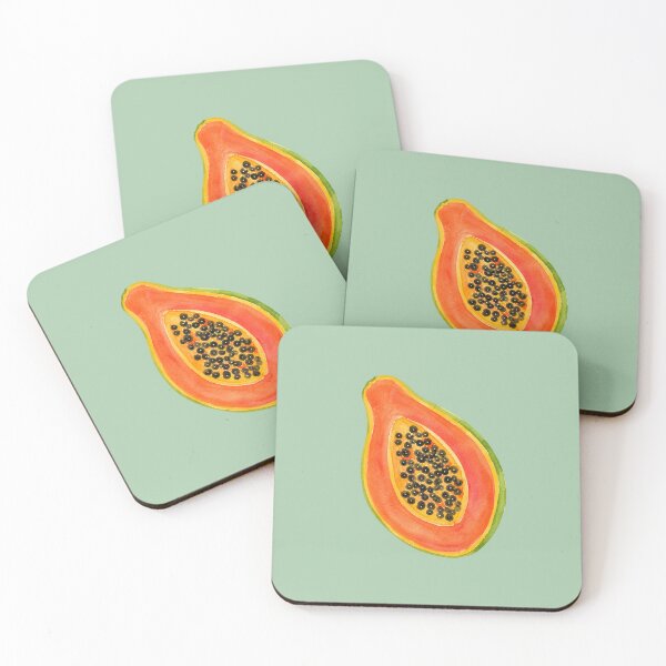 Item preview, Papaya Fruit Watercolor Tropical Aesthetic designed and sold by Maddy Designs.