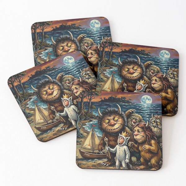 Item preview, Let the Wild Rumpus Start: Where the Wild Things Are Fine Art Tribute designed and sold by Art's Diner.