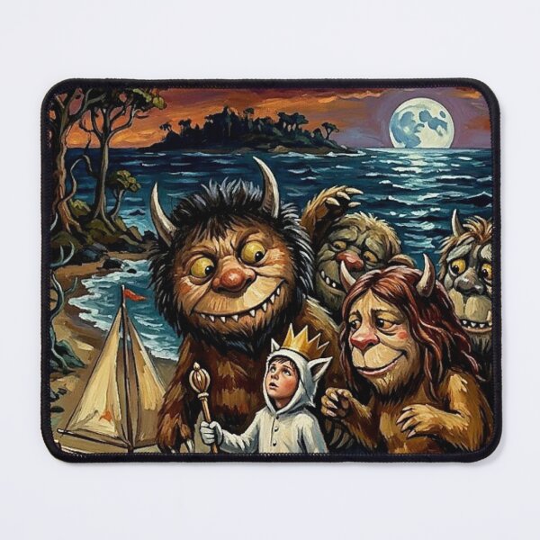Item preview, Let the Wild Rumpus Start: Where the Wild Things Are Fine Art Tribute designed and sold by Art's Diner.