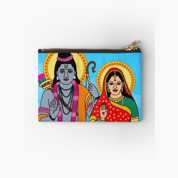 Item preview, Sita Ram Divine Design – Hindu Sacred Couple Spiritual Artwork designed and sold by Harshit_Digital_Arts.