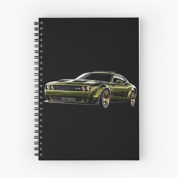 Item preview, 2023 Challenger SRT Hellcat – Green Widebody Modern Muscle Car Art designed and sold by Stinky Lincy's Apparel Company.