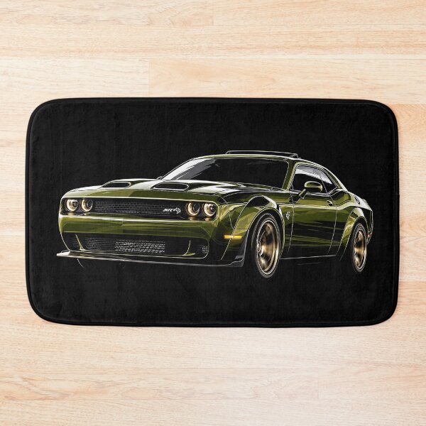 Item preview, 2023 Challenger SRT Hellcat – Green Widebody Modern Muscle Car Art designed and sold by Stinky Lincy's Apparel Company.