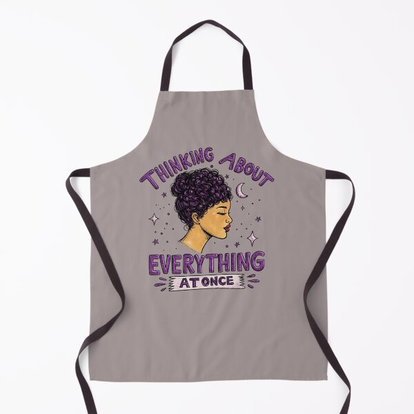 Item preview, Thinking About Everything At Once Anxiety Quote Shirt designed and sold by FEEL GOOD CLUB DESIGNS.