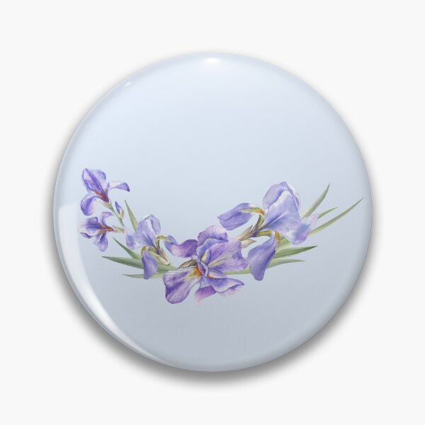 Item preview, Beautiful Watercolor Irises designed and sold by Flowersforbear.
