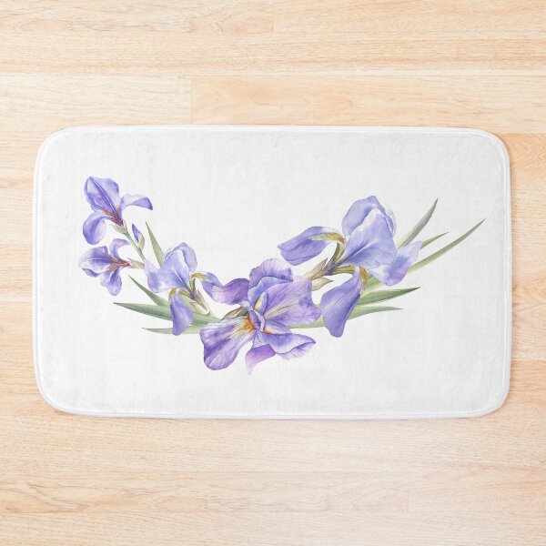 Item preview, Beautiful Watercolor Irises designed and sold by Flowersforbear.