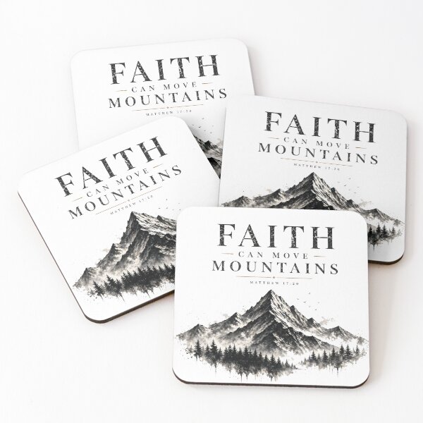 Aperçu de l'œuvre Faith Moves Mountains créée et vendue par 3DarkHeaven.