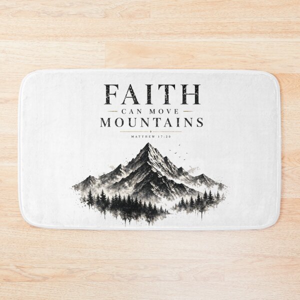 Item preview, Faith Moves Mountains designed and sold by 3DarkHeaven.