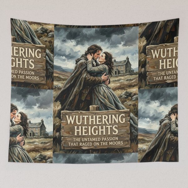 Item preview, The Untamed Moors: Wuthering Heights Fine Art Tribute designed and sold by Art's Diner.