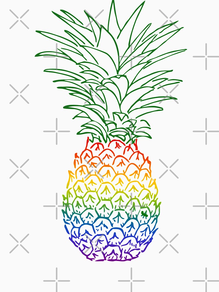 "LGBT Gay Pineapple" Tshirt for Sale by Sleazoid Redbubble gay