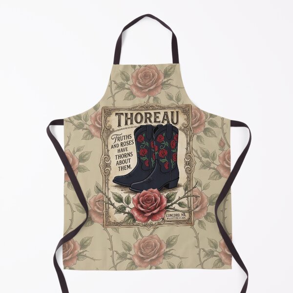 Item preview, THOREAU: The Walden Rose Series (Seamless Edition with Boots) designed and sold by fruitfuLIFEstudio.
