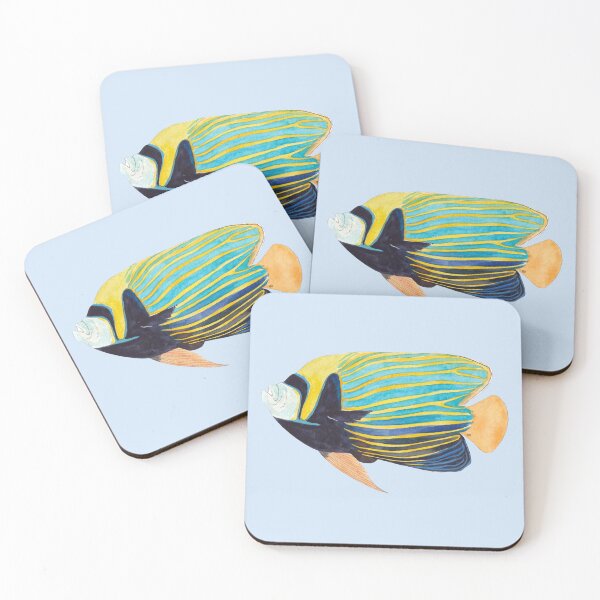 Item preview, EMPEROR ANGELFISH-Pomacanthus imperator designed and sold by BEATRIZ ABAITUA.