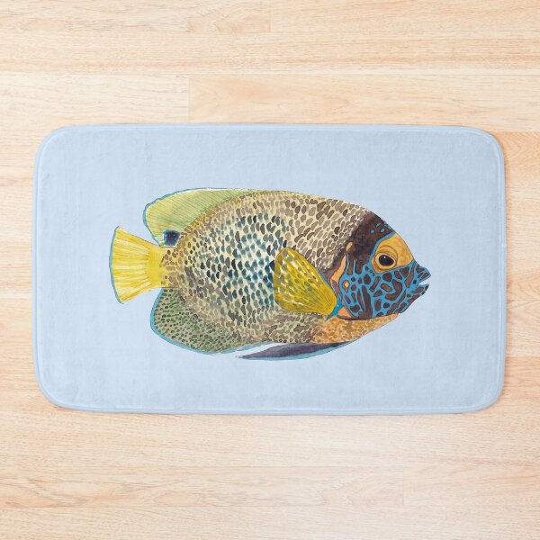 Item preview, BLUEFACE/YELLOWFACE ANGELFISH-Pomacanthus xanthometopon designed and sold by BEATRIZ ABAITUA.