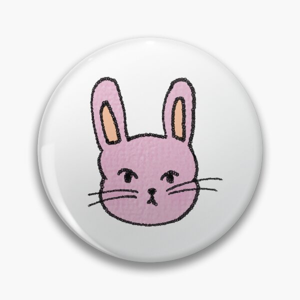 Item preview, Pink Cute Easter Bunny Sticker  designed and sold by Simbastudio.