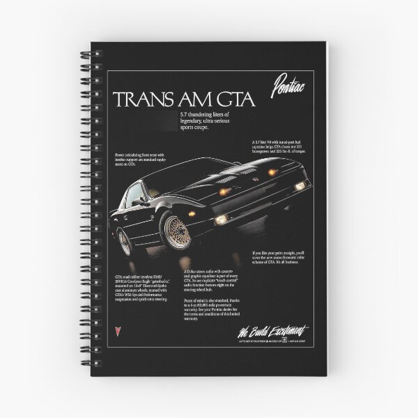 Item preview, Pontiac Trans Am GTA – Black 80s Performance Coupe Poster Art designed and sold by Stinky Lincy's Apparel Company.