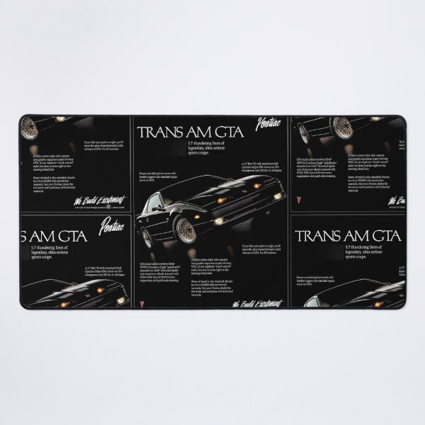 Item preview, Pontiac Trans Am GTA – Black 80s Performance Coupe Poster Art designed and sold by Stinky Lincy's Apparel Company.