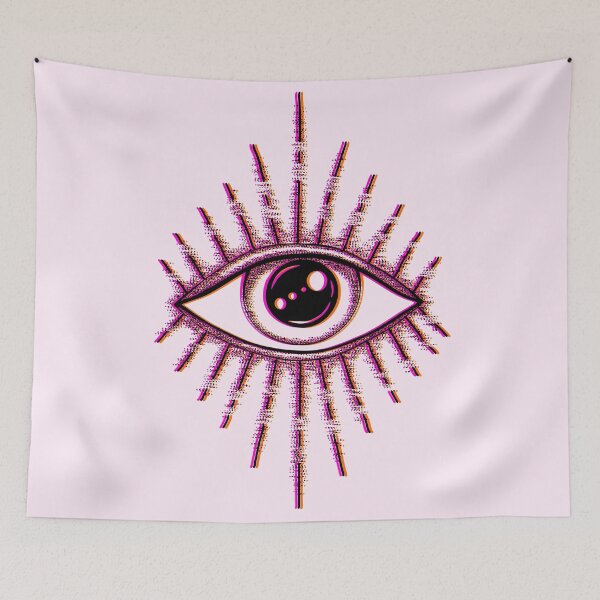 Item preview, Neon Third Eye Radiating Design designed and sold by Vileprint.