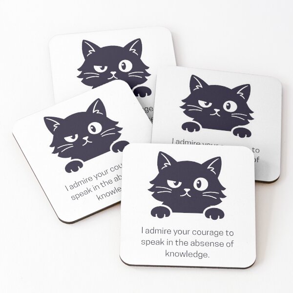 Item preview, Cute Sarcastic Cat  designed and sold by ValsCrazyCats.