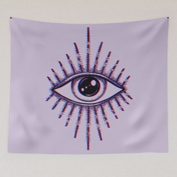 Item preview, Neon Third Eye Radiating Design designed and sold by Vileprint.