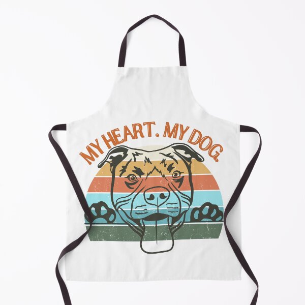 Item preview, Retro My Heart My Dog Pitbull Vintage Sunset designed and sold by VibranPalette.