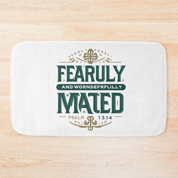 Item preview, Fearfully And Wonderfully Made Christian T-Shirt | Psalm 139:14 Faith Gift designed and sold by EvolusionPro.