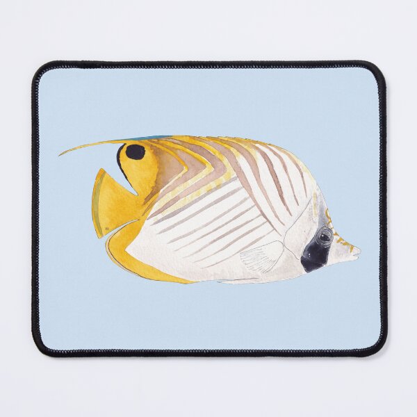 Item preview, THREADFIN BUTTERFLYFISH-Chaetodon auriga designed and sold by BEATRIZ ABAITUA.