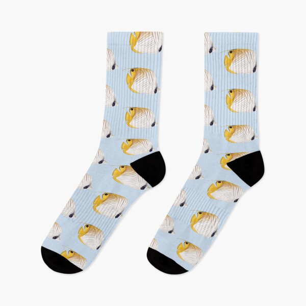 Item preview, THREADFIN BUTTERFLYFISH-Chaetodon auriga designed and sold by BEATRIZ ABAITUA.