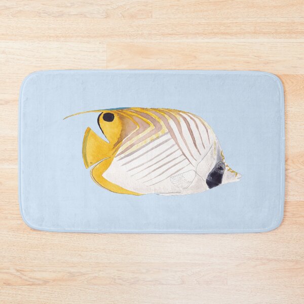Item preview, THREADFIN BUTTERFLYFISH-Chaetodon auriga designed and sold by BEATRIZ ABAITUA.