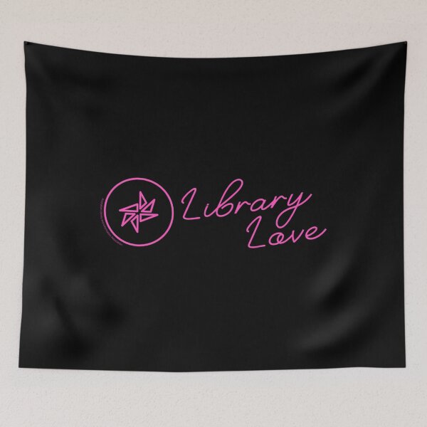 Item preview, Alia Library Love Neon Pink Solid Design designed and sold by RafaelSerafim75.