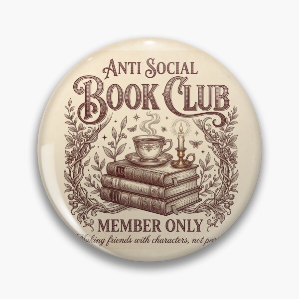 Item preview, Antisocial Book Club!! - Anti Social Book Club Member Only - Book Lovers Club - Antisocial Reading Member only designed and sold by SoffyLee586.