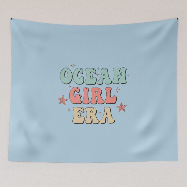Item preview, Ocean Girl Era – Coastal Identity Typography Design designed and sold by Sea Gem.