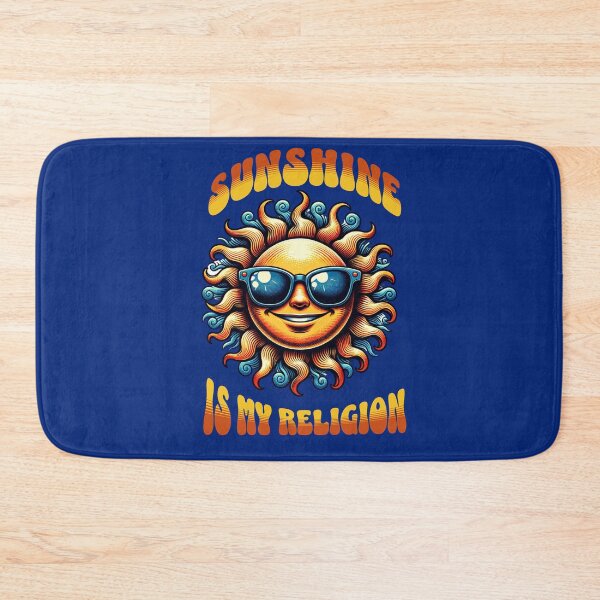 Item preview, Retro 70s Sunshine Is My Religion Vintage Sun Graphic T-Shirt designed and sold by Swanny's Custom T-shirt and Gift Designs.