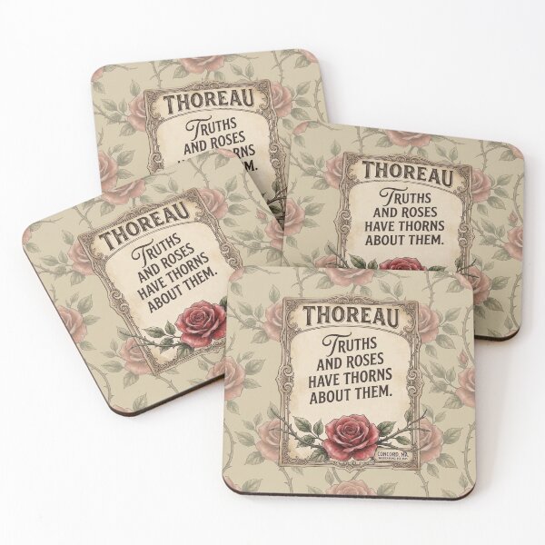 Item preview, THOREAU: The Walden Rose Series (Literary Seamless Edition) designed and sold by fruitfuLIFEstudio.