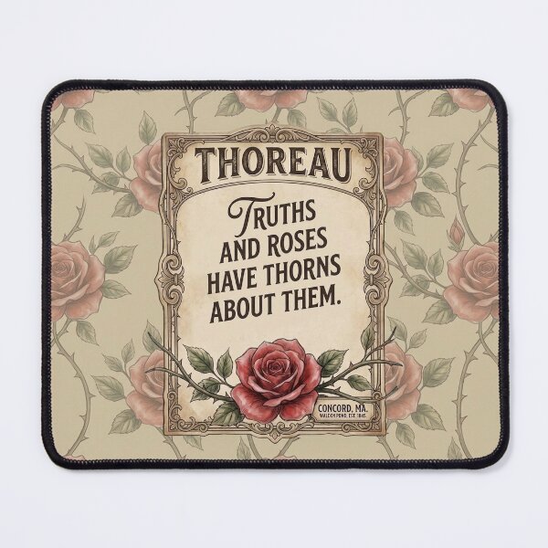 Item preview, THOREAU: The Walden Rose Series (Literary Seamless Edition) designed and sold by fruitfuLIFEstudio.