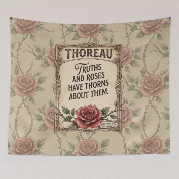 Item preview, THOREAU: The Walden Rose Series (Literary Seamless Edition) designed and sold by fruitfuLIFEstudio.
