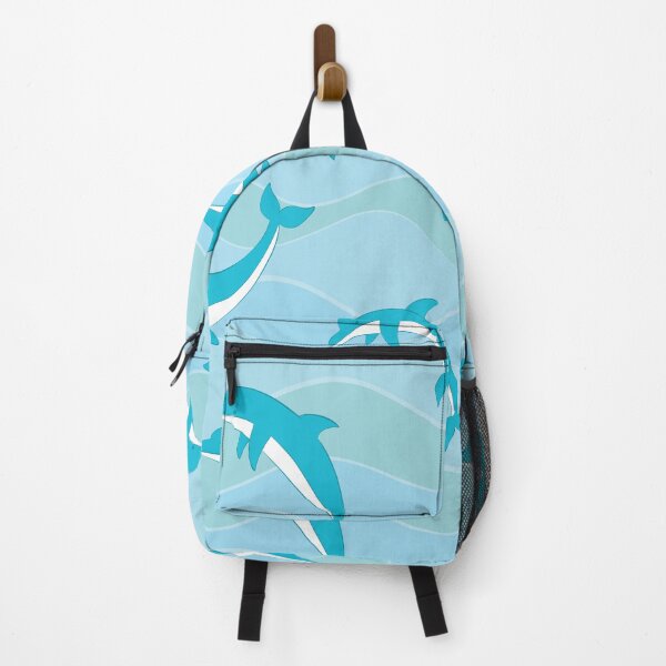 Item preview, Dolphin And Ocean Waves designed and sold by VintageMashup.
