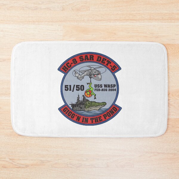 Item preview, US Navy HC-8 SAR Detachment 5 USS Wasp 2004 Deployment Patch designed and sold by CharlieDesings.