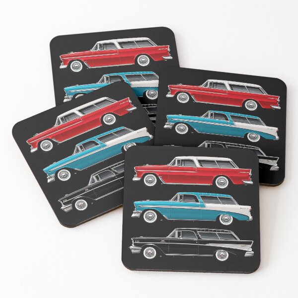 Item preview, Tri-Five Chevy Nomad Wagons – Classic Chevrolet Wagon Art designed and sold by Stinky Lincy's Apparel Company.