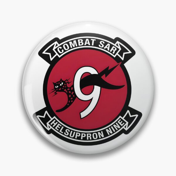 Item preview, US Navy HELSUPPRON NINE (HC-9) Combat SAR Black Cat Patch designed and sold by CharlieDesings.