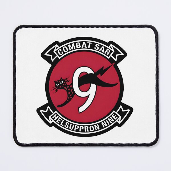 Item preview, US Navy HELSUPPRON NINE (HC-9) Combat SAR Black Cat Patch designed and sold by CharlieDesings.