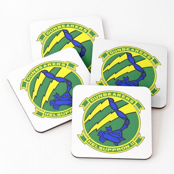 Item preview, US Navy HELSUPPRON II Gunbearers Squadron Patch designed and sold by CharlieDesings.