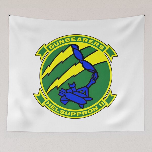Item preview, US Navy HELSUPPRON II Gunbearers Squadron Patch designed and sold by CharlieDesings.