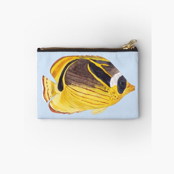 Item preview, RACOON BUTTERFLYFISH-Chaetodon lunula designed and sold by BEATRIZ ABAITUA.