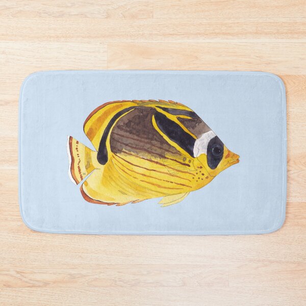 Item preview, RACOON BUTTERFLYFISH-Chaetodon lunula designed and sold by BEATRIZ ABAITUA.